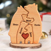 MyAvatar™ Personalized Wooden Bear Art Puzzle - We Are One
