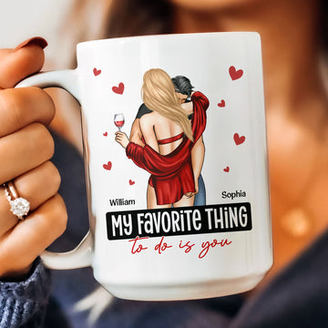 MyAvatar™ Personalized Mug - My Favorite Thing To Do Is You