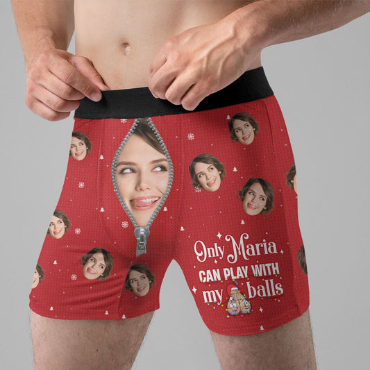MyAvatar™ Personalized Men's Boxer Briefs - Play With My Balls