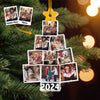 MyAvatar™ Personalized Acrylic Ornament - Photo Family Tree Christmas