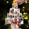 MyAvatar™ Personalized Acrylic Ornament - Photo Family Tree Christmas