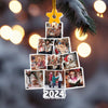 MyAvatar™ Personalized Acrylic Ornament - Photo Family Tree Christmas