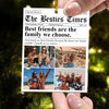 MyAvatar™ Personalized Acrylic Ornament - The BFF Times Friendship Gifts Newspaper